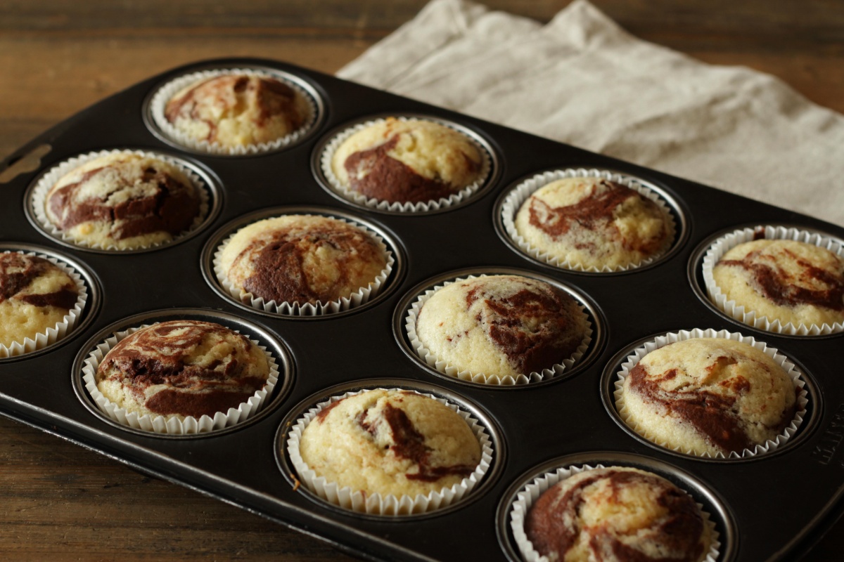Marble-cupcake